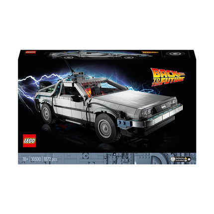 LEGO® ICONS Back to the Future Time Machine Building Kit for Adults 10300