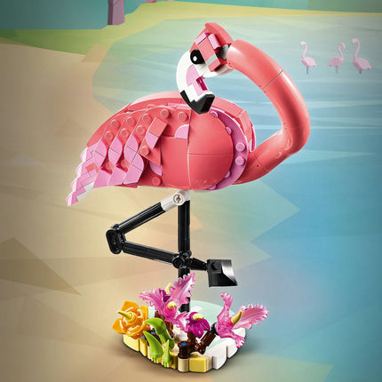 LEGO® Creator 3in1 Wild Animals: Pink Flamingo Animal Toy Playset 31170