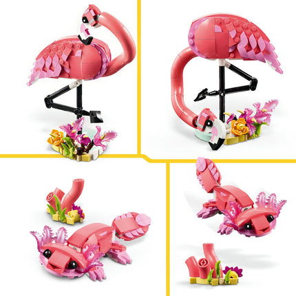 LEGO® Creator 3in1 Wild Animals: Pink Flamingo Animal Toy Playset 31170