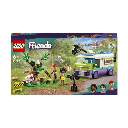 LEGO® Friends Newsroom Van Building Toy Set 41749