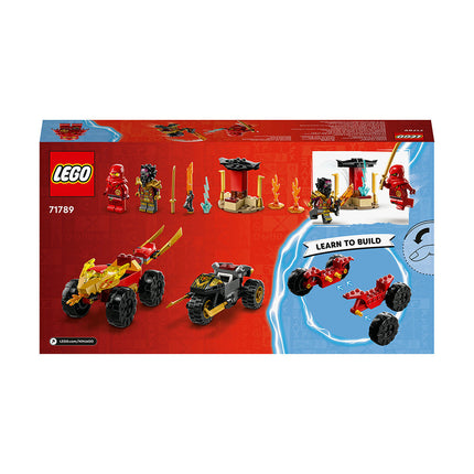 LEGO® NINJAGO® Kai and Ras’s Car and Bike Battle Building Toy Set 71789