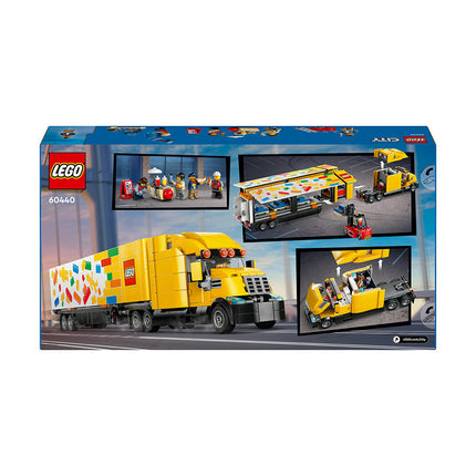 LEGO® City Yellow Delivery Truck Building Toy Set 60440