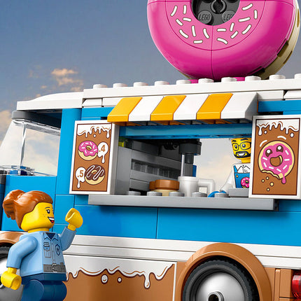 LEGO® City Doughnut Truck Playset Vendor Vehicle Toy 60452