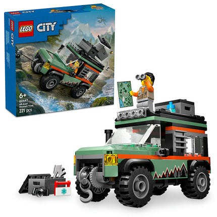 LEGO® City Off-Road 4x4 Mountain Truck, Toy Vehicle Set 60447