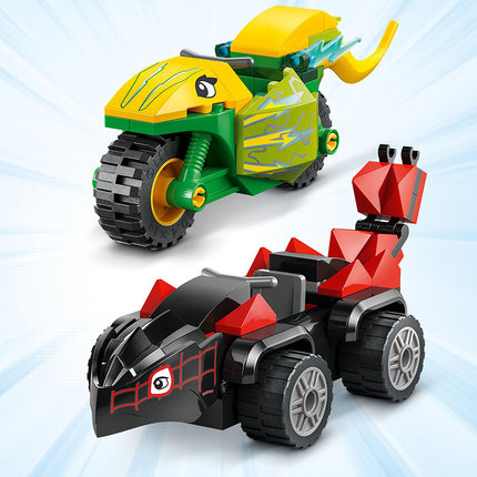 LEGO® Marvel Spidey and his Amazing Friends Spin and Electro Dinosaur Vehicle Chase 11198