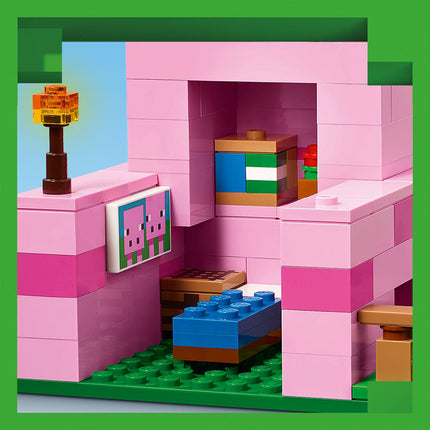 LEGO® Minecraft® The Baby Pig House with Animal Toys 21268