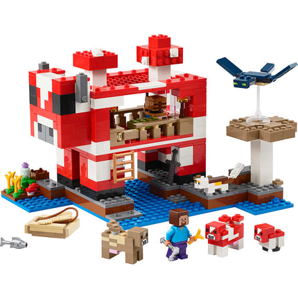 LEGO® Minecraft® The Mooshroom House Building Toy Set 21270