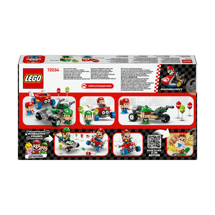 LEGO® Super Mario™: Mario Kart™ – Baby Mario vs. Baby Luigi Toy 72034