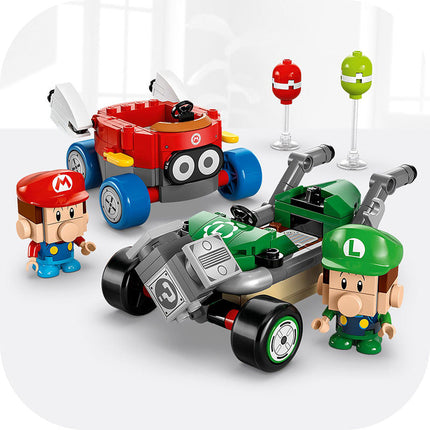 LEGO® Super Mario™: Mario Kart™ – Baby Mario vs. Baby Luigi Toy 72034