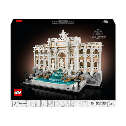 LEGO® Architecture Trevi Fountain Model, Italian Landmark Rome Memorabilia 21062