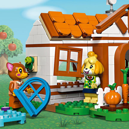 LEGO® Animal Crossing™ Isabelle’s House Visit Toy Set 77049