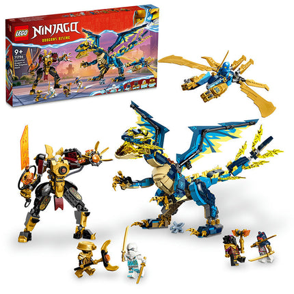 LEGO® NINJAGO® Elemental Dragon vs. The Empress Mech Building Toy Set 71796