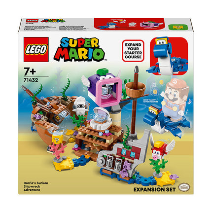 LEGO® Super Mario™ Dorrie's Sunken Shipwreck Adventure Expansion Set 71432