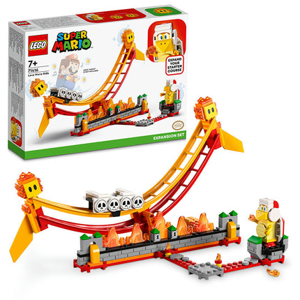 LEGO® Super Mario™ Lava Wave Ride Expansion Set Building Toy Set 71416