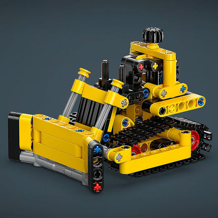 LEGO Technic Heavy-Duty Bulldozer Construction Toy 42163