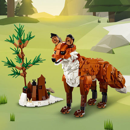 LEGO® Creator 3in1 Forest Animals: Red Fox Building Toy 31154