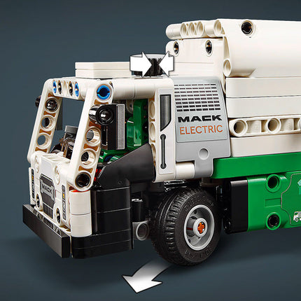 LEGO® Technic™ Mack LR Electric Garbage Truck Vehicle Toy 42167