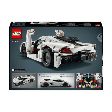 LEGO® Technic™ Koenigsegg Jesko Absolut White Hypercar 42184