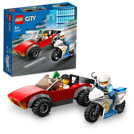 LEGO® City Police Bike Car Chase Building Toy Set 60392