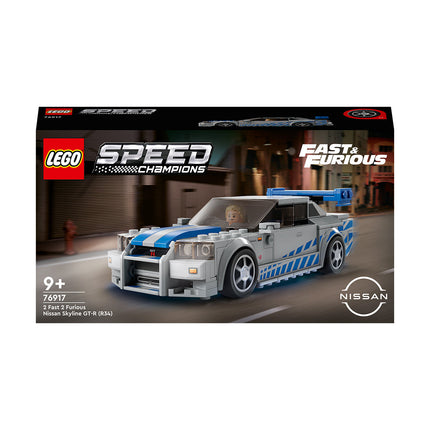 LEGO® Speed Champions 2 Fast 2 Furious Nissan Skyline GT-R (R34) Set 76917