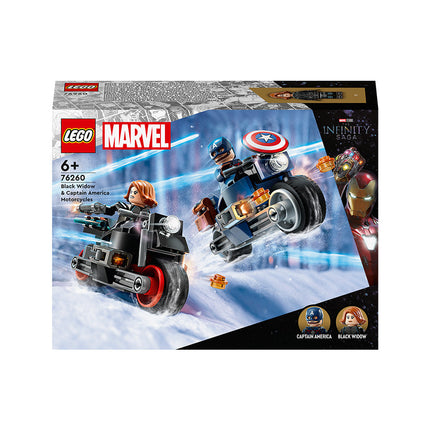 LEGO® Marvel Black Widow & Captain America Motorcycles 76260