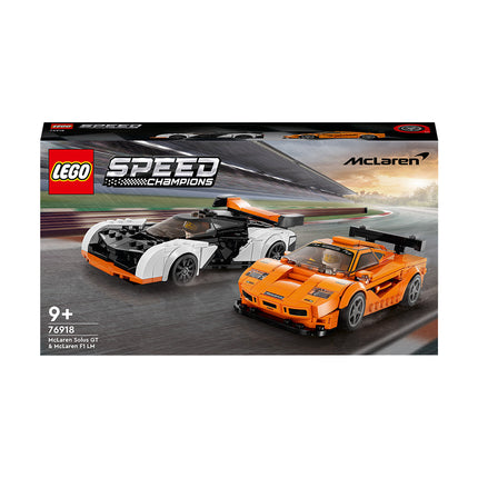 LEGO® Speed Champions McLaren Solus GT & McLaren F1 LM Building Toy Set 76918