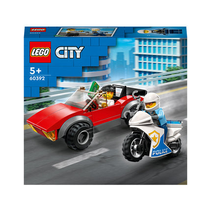 LEGO® City Police Bike Car Chase Building Toy Set 60392