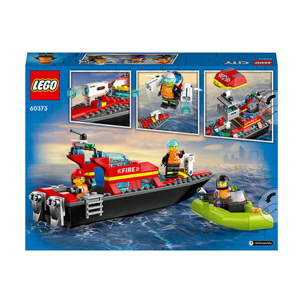 LEGO® City Fire Rescue Boat Building Toy Set 60373