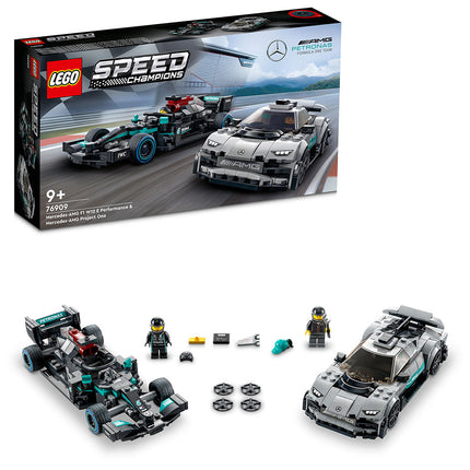 LEGO® Speed Champions Mercedes-AMG F1 W12 E Performance & Mercedes-AMG Project One 76909