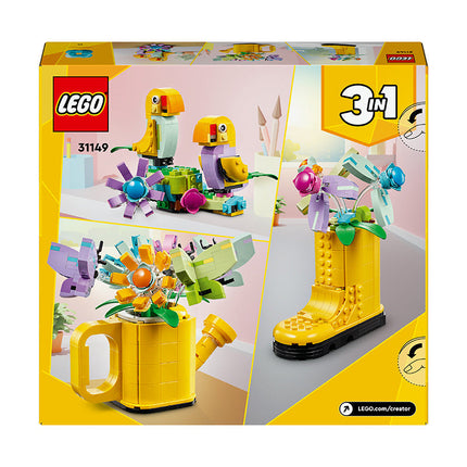 LEGO® Creator 3in1 Flowers in Watering Can Nature Toys 31149