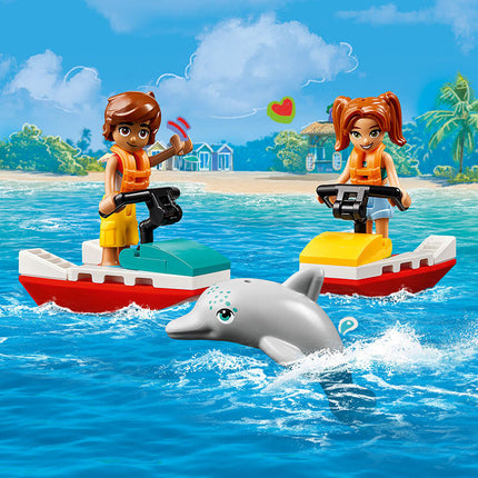 LEGO® Friends Beach Water Scooter Toy Mini-Doll Set 42623