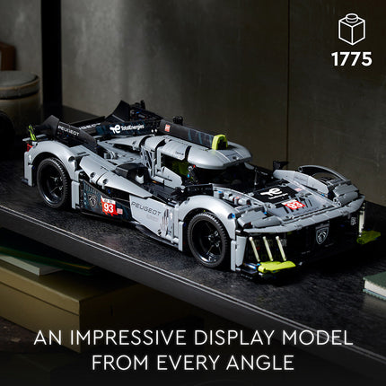 LEGO® Technic PEUGEOT 9X8 24H Le Mans Hybrid Hypercar Collectible Building Kit 42156