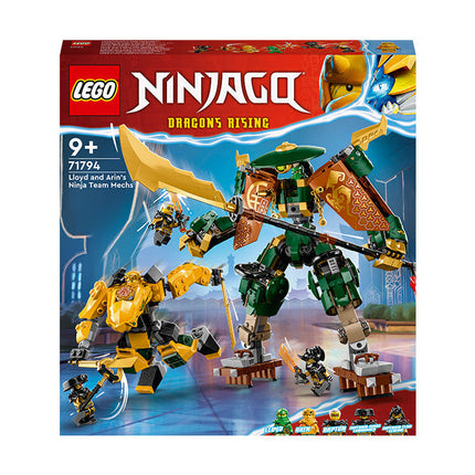 LEGO® NINJAGO® Lloyd and Arin’s Ninja Team Mechs Building Toy Set 71794