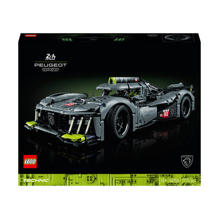 LEGO® Technic PEUGEOT 9X8 24H Le Mans Hybrid Hypercar Collectible Building Kit 42156