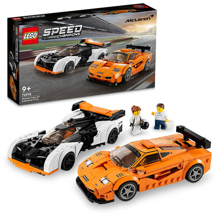 LEGO® Speed Champions McLaren Solus GT & McLaren F1 LM Building Toy Set 76918