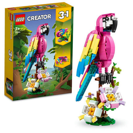 LEGO® Creator 3in1 Exotic Pink Parrot Building Toy Set 31144