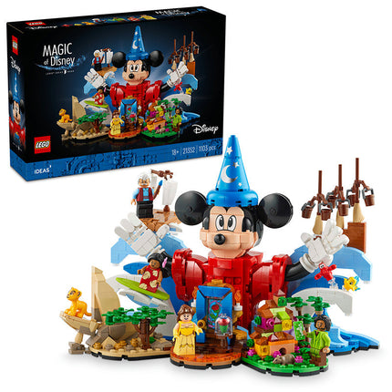 LEGO® Ideas Magic of Disney Decoration Set for Adults 21352