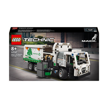 LEGO® Technic™ Mack LR Electric Garbage Truck Vehicle Toy 42167