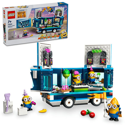 LEGO® Despicable Me 4 Minions’ Music Party Bus Toy Set 75581