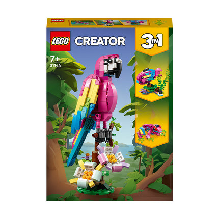 LEGO® Creator 3in1 Exotic Pink Parrot Building Toy Set 31144