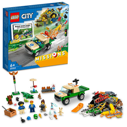 LEGO® City Wild Animal Rescue Missions Building Kit 60353