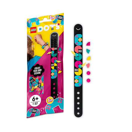 LEGO® DOTS Gamer Bracelet with Charms DIY Craft Bracelet Kit 41943