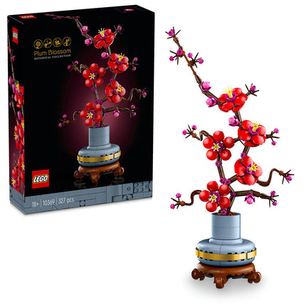 LEGO® ICONS Plum Blossom Flower Building Set for Adults 10369