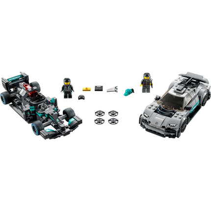 LEGO® Speed Champions Mercedes-AMG F1 W12 E Performance & Mercedes-AMG Project One 76909