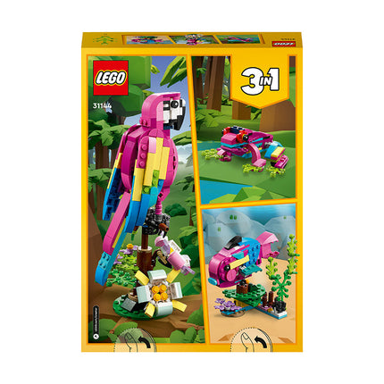 LEGO® Creator 3in1 Exotic Pink Parrot Building Toy Set 31144