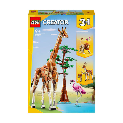 LEGO® Creator 3in1 Wild Safari Animals Nature Toys Set 31150