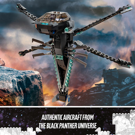 LEGO® Marvel Black Panther Dragon Flyer Building Kit 76186