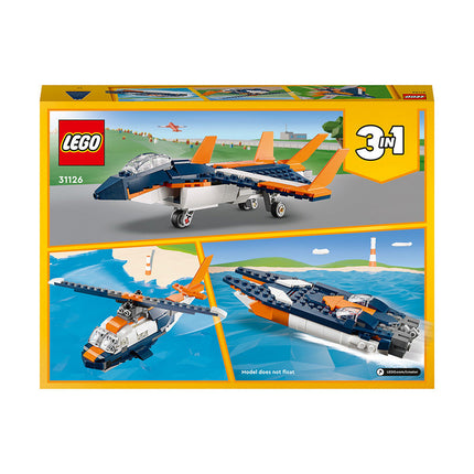 LEGO® Creator 3in1 Supersonic Jet Building Kit 31126