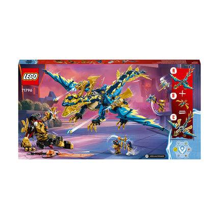 LEGO® NINJAGO® Elemental Dragon vs. The Empress Mech Building Toy Set 71796