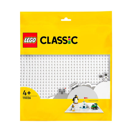 LEGO® Classic White Baseplate Building Kit 11026